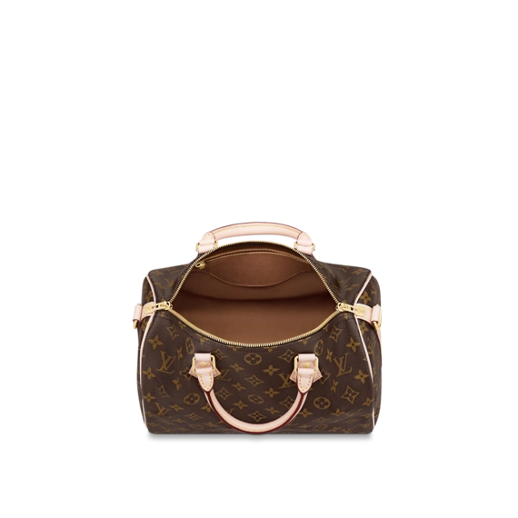 Fashion Designer Louis Vuitton Speedy Bandouliere 30 for Women's