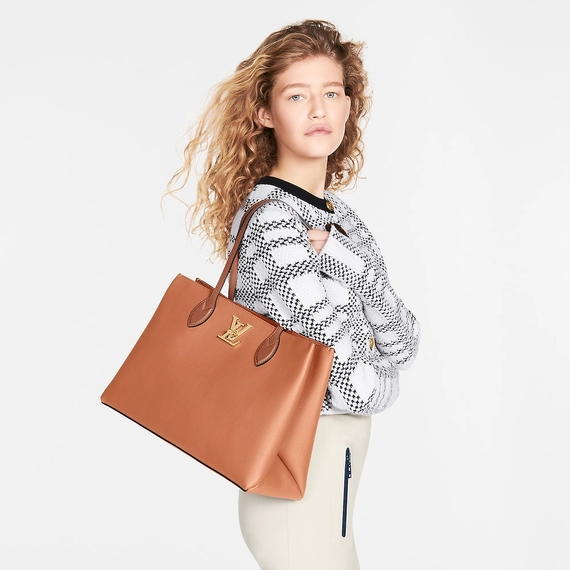 Shop Women's Designer Bags - Louis Vuitton LockMe Shopper - Discount Available!