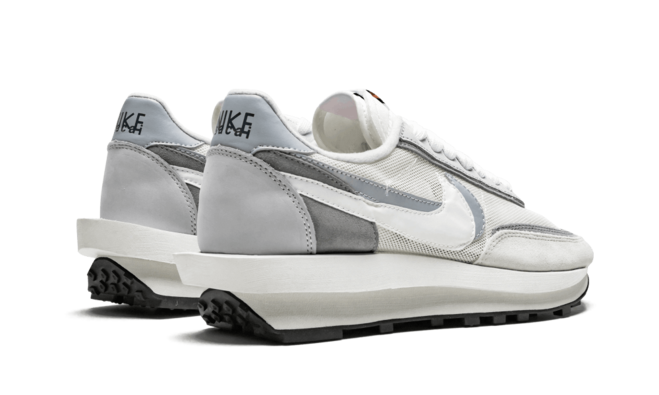 Fashion Designer Online Shop: Sacai x Nike LDWaffle - Sacai - White/Grey Women's Sale!