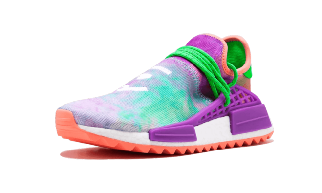 Get the Latest Women's Pharrell Williams Human Race Holi NMD MC - Powder Dye Sneakers