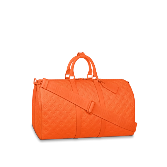 Louis Vuitton Keepall Bandouliere 50 Orange - Get the latest fashion for men's!