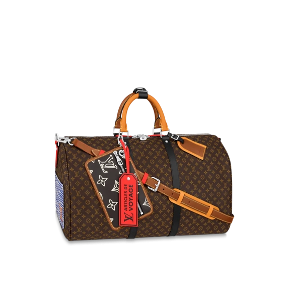 Shop Discounted Men's Louis Vuitton Keepall Bandouliere 50 Bag