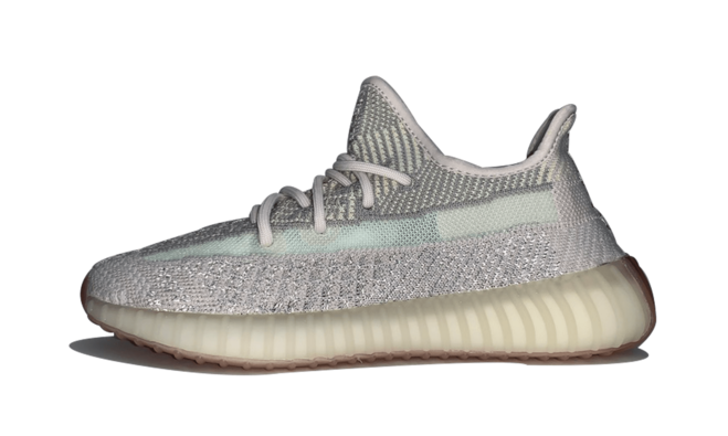 Women's Reflective Yeezy Boost 350 V2 Citrin - Discounted Shoes