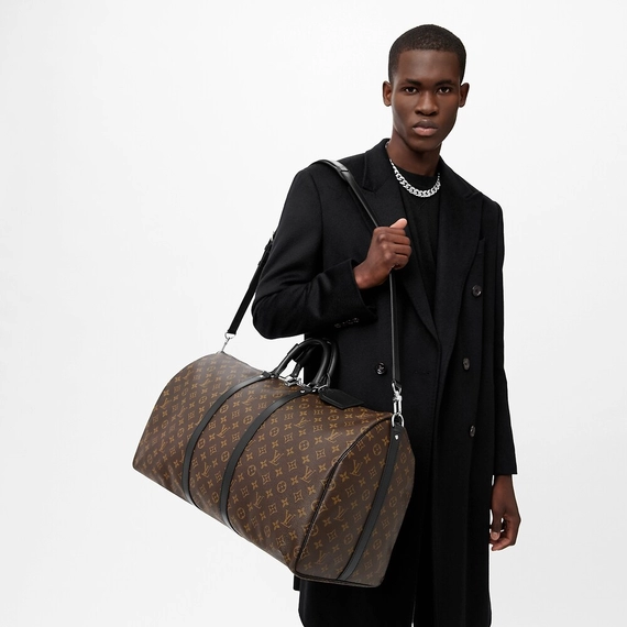 Shop Louis Vuitton Keepall Bandouliere 55 Men's Bag Now