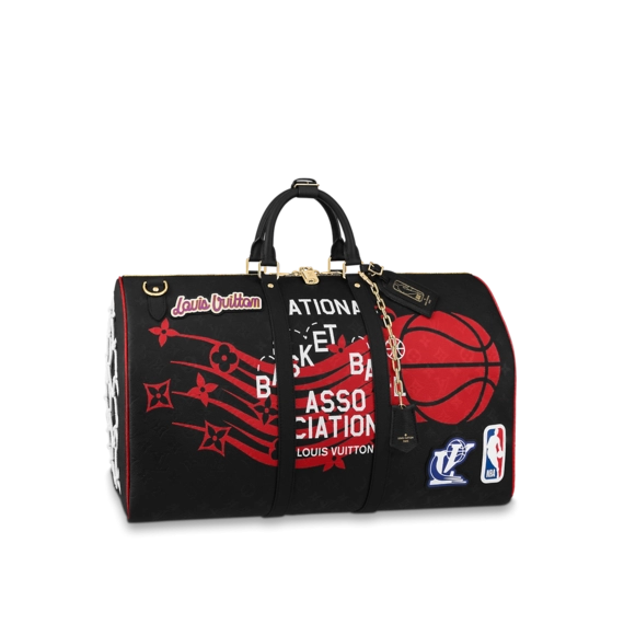 Upgrade Your Look with the LVxNBA Keepall Bandouliere 55 - Shop Now!