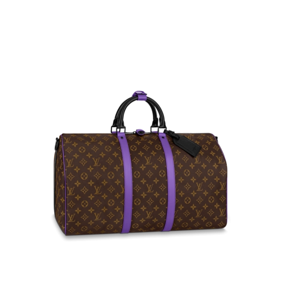 Shop Louis Vuitton Keepall Bandouliere 50 Men's Bag