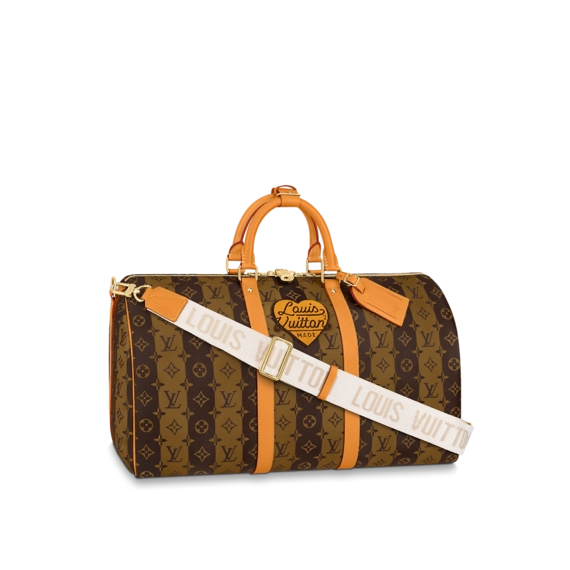 Men's Louis Vuitton Keepall Bandouliere 50 with Discount!