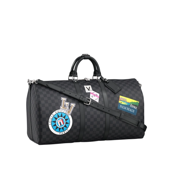 Gorgeous Louis Vuitton Keepall Bandoulière 55 MY LV WORLD TOUR Bag - Buy Now!