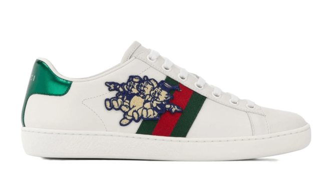 Shop the Gucci Ace with Three Little Pigs Women's Discounted Sneakers
