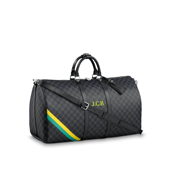 Shop the Louis Vuitton Keepall Bandouliere 55 My LV Heritage Women's Bag - Elevate Your Look!