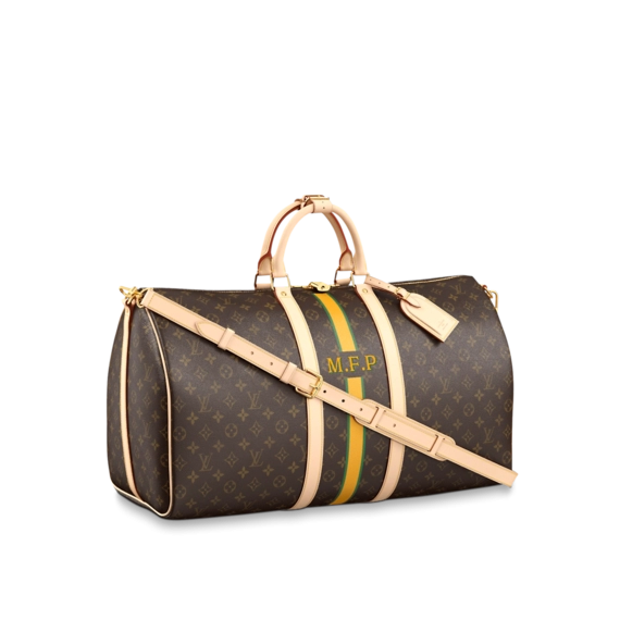 Shop the Louis Vuitton Keepall 55 Bandouliere My LV Heritage at a discounted price for women's fashion!