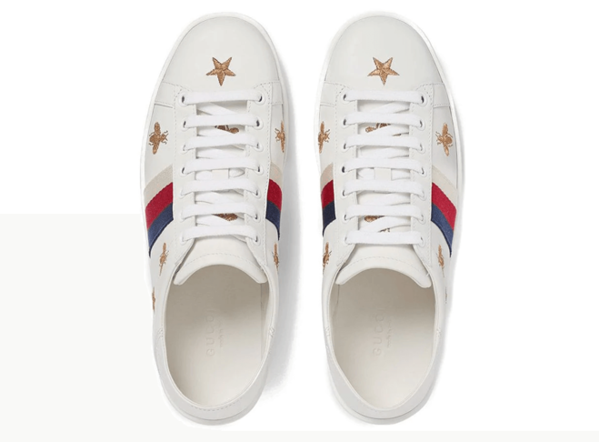 Men's Gucci Ace with Bees and Stars Sneaker - Buy Now