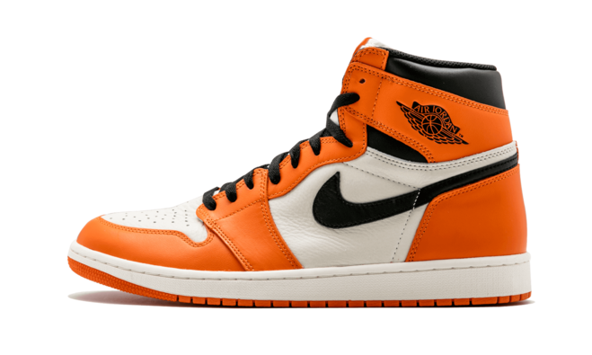 Women's Air Jordan 1 Retro High OG Reverse Shattered Backboard SAIL/BLACK-STARFISH On Sale Now - Shop Now!