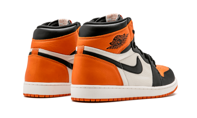 Women's Air Jordan 1 Retro High OG - Shattered Backboard BLACK/STARFISH-SAIL Now Available at Discount Shop
