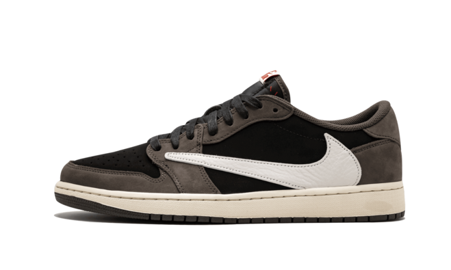 Get the Air Jordan 1 Low - Travis Scott BLACK/SAIL-DARK MOCHA/UNIVERSI for Women's