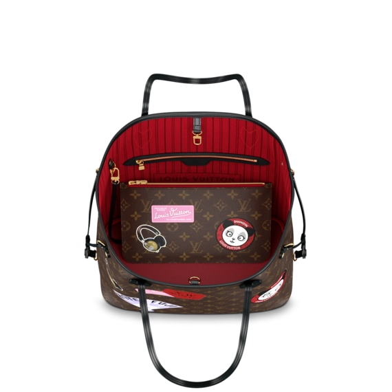 Shop the Louis Vuitton Neverfull MM My LV World Tour for Women's