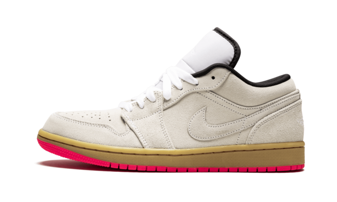 Buy Women's Air Jordan 1 Low - Hyper Pink WHITE/WHITE-GUM YELLOW