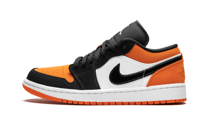 Shop Men's Air Jordan 1 Low - Shattered Backboard BLACK/WHITE-STARFISH