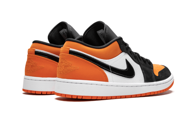 Men's Air Jordan 1 Low - Shattered Backboard BLACK/WHITE-STARFISH: Buy Now at Fashion Designer Online Shop