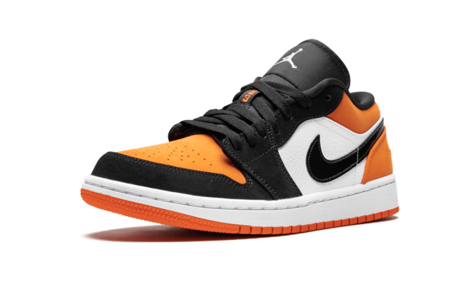 Men's Air Jordan 1 Low - Shattered Backboard BLACK/WHITE-STARFISH Fashion Designer Online Shop