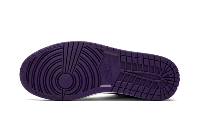Stylish Men's Court Purple Sneakers - Air Jordan 1 Low - Get, Shop.
