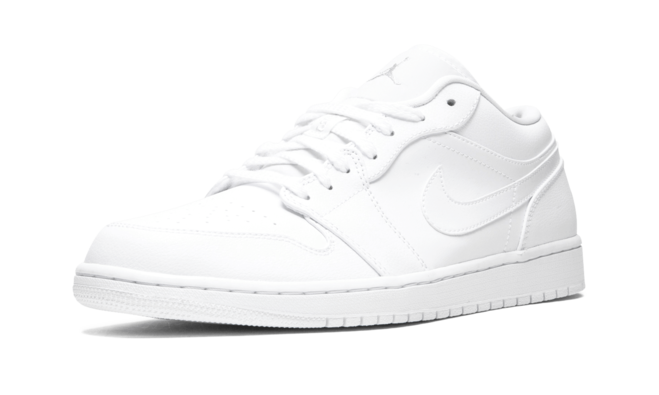 Shop the Latest Men's Air Jordan 1 Low White METALLIC SILVER Sale!