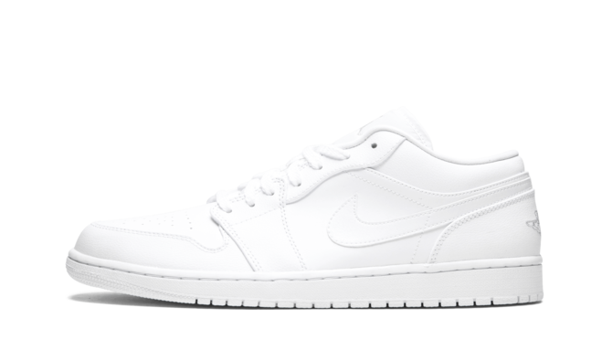 Shop Men's Air Jordan 1 Low White METALLIC SILVER Sale