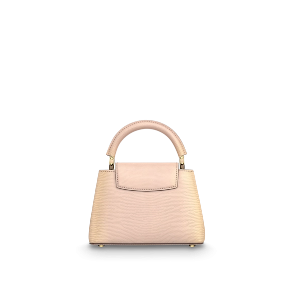 Unique Women's Accessory - Louis Vuitton Capucines Mini Light Pearly Gold On Sale Now!