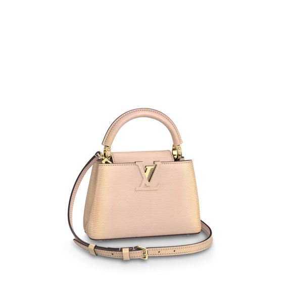 Louis Vuitton Capucines Mini Light Pearly Gold - Women's Luxury Fashion Accessory On Sale Now!