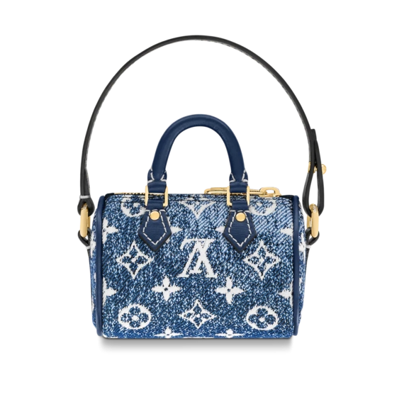 Women's Louis Vuitton Micro Speedy Denim Bag Charm Now Available for Purchase