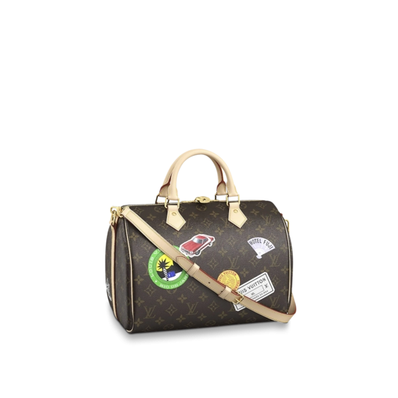 Louis Vuitton Speedy Bandouliere 30 MY LV WORLD TOUR Women's - Buy Now and Get Discounted Price!