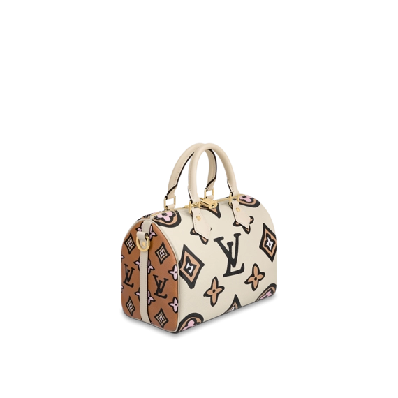 Buy Luxury Women's Handbag - Louis Vuitton Speedy Bandouliere 25 Cream