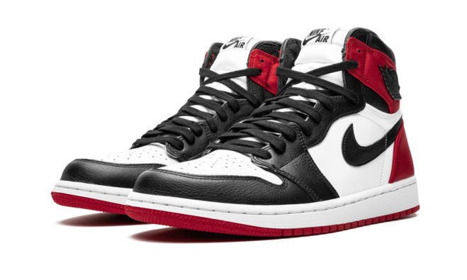 Satin Black Toe Nike Air Jordan 1 High OG for Men - Get Discount!