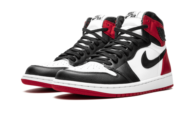 Women's Nike Air Jordan 1 High OG Satin Black Toe - Discounted Price!