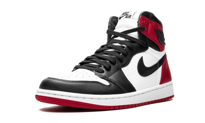 Men's Nike Air Jordan 1 High OG Satin Black Toe - Get Discount Today!