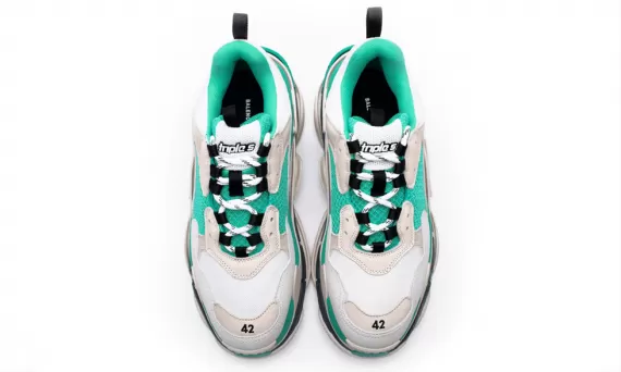 Grab the Men's Balenciaga Triple S Trainer in Tiffany Blue. Buy Now and Save!