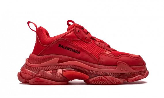 Shop the Balenciaga Triple S - Clear Sole Red for men's now!
