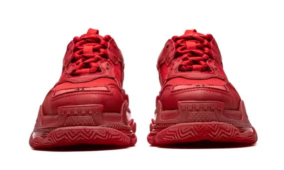 Upgrade your wardrobe with Balenciaga Triple S - Clear Sole Red for men's!