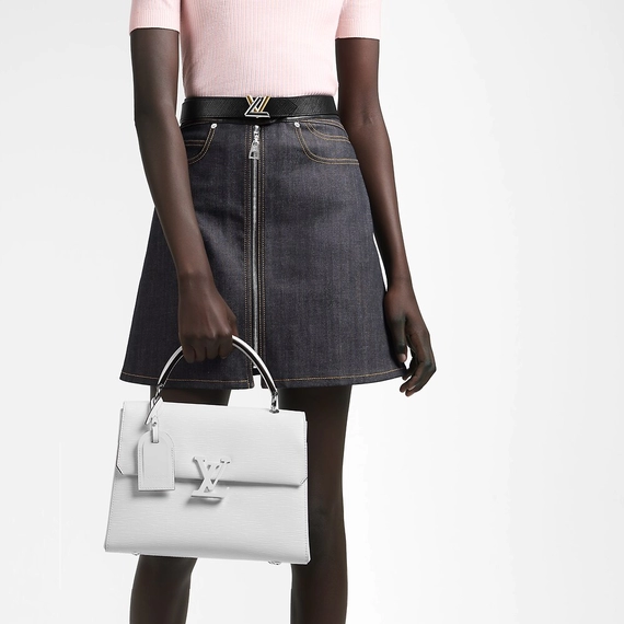 Women's Designer Handbag - Louis Vuitton Grenelle MM