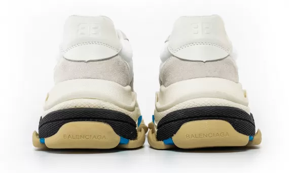 Get the Best Women's Balenciaga Triple S Trainer White / Blue / Black - Shop Now and Save!