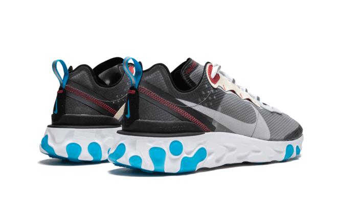 Look Sharp in Men's Nike React Element 87 - Dark Grey!