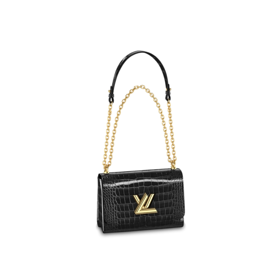 Shop the Louis Vuitton Twist MM Black for Women's at Sale