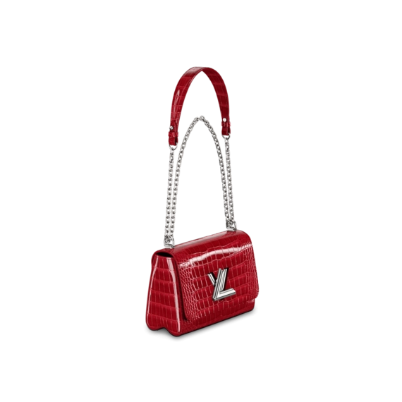 Shop the latest Women's Louis Vuitton Twist MM Red handbag - Get a stylish look for any occasion!
