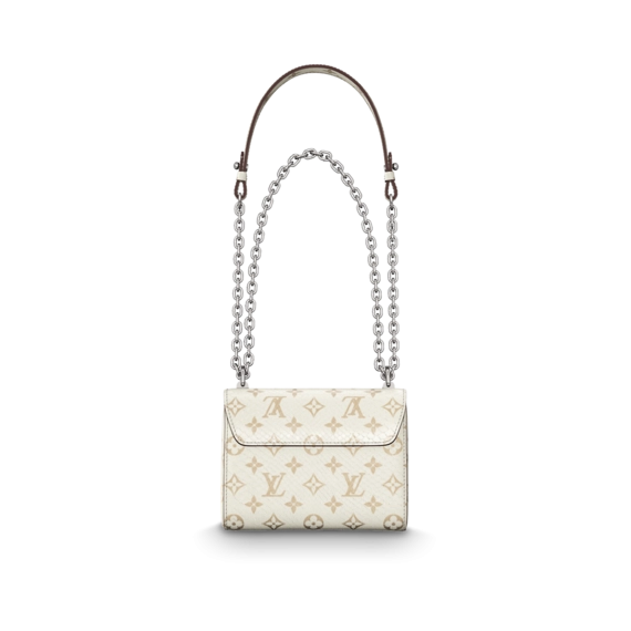 Be Fashionable with the Louis Vuitton Twist PM Beige Women's Bag!