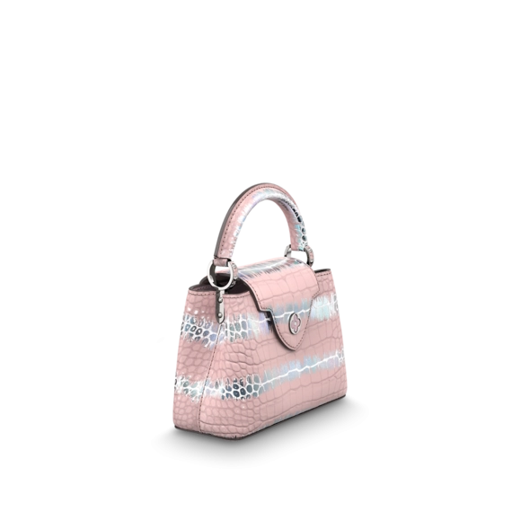 Stylish Women's Louis Vuitton Capucines Mini Pink/Silver at Discounted Price