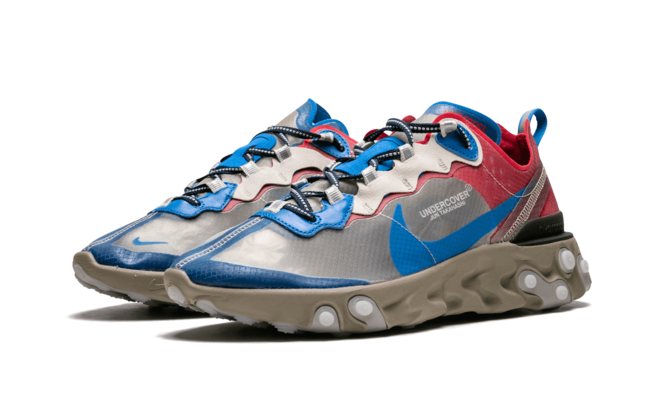 Men's Sneaker Sale - Nike React Element 87 - Undercover Light Beige