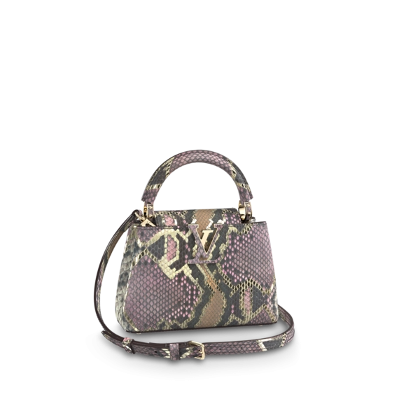Louis Vuitton Capucines Mini Purple - Women's Fashion Designer Bag. Get Yours Now!