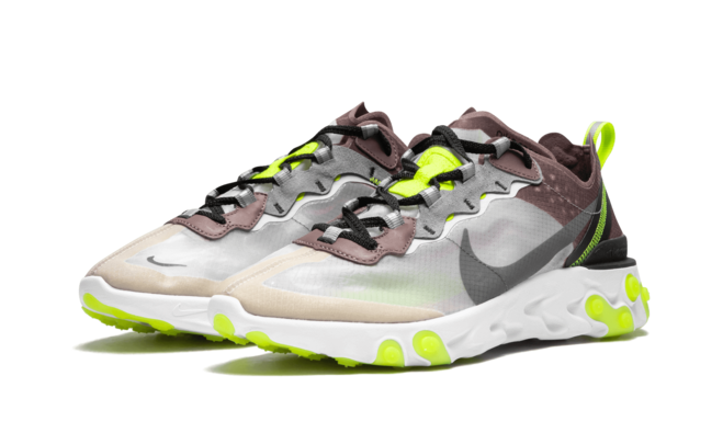 Women's Stylish Nike React Element 87 - Desert Sand - Get Discounted!