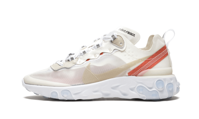 Shop Nike React Element 87 Sail Light Bone-White for Women