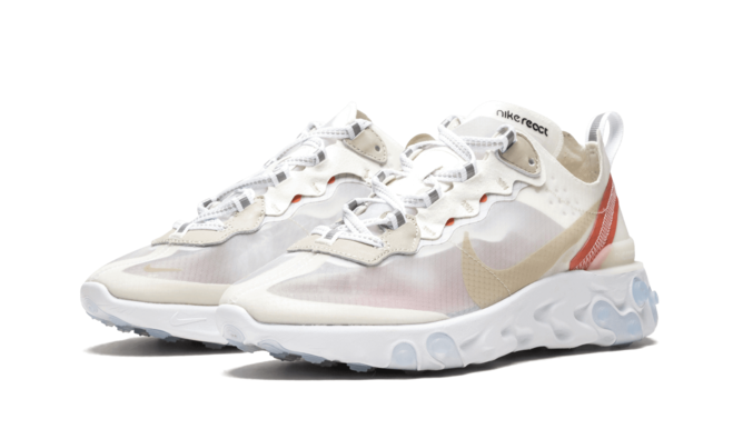 Women's Nike React Element 87 Sail Light Bone-White Available Now